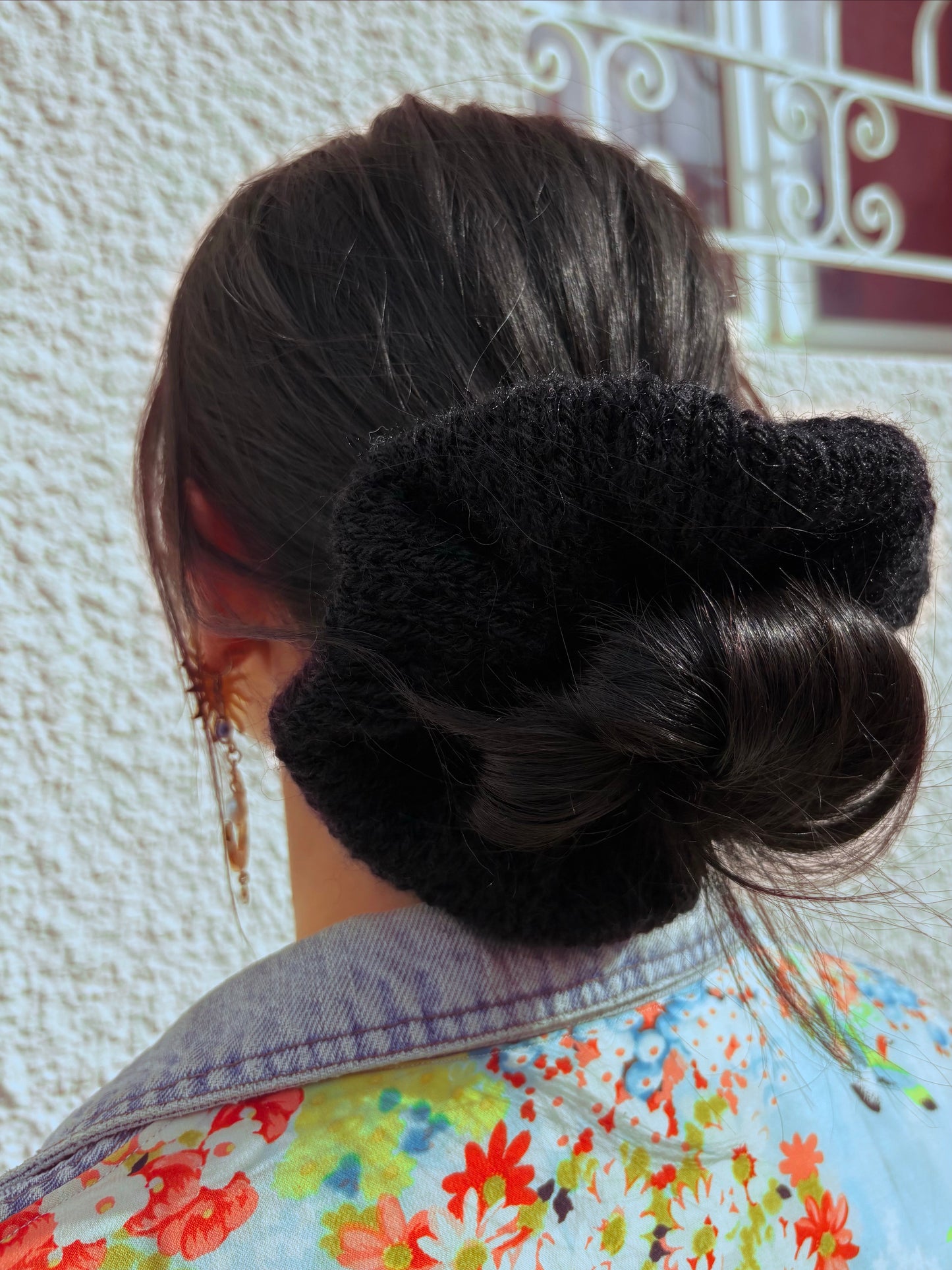 Chouchou NOIR oversize