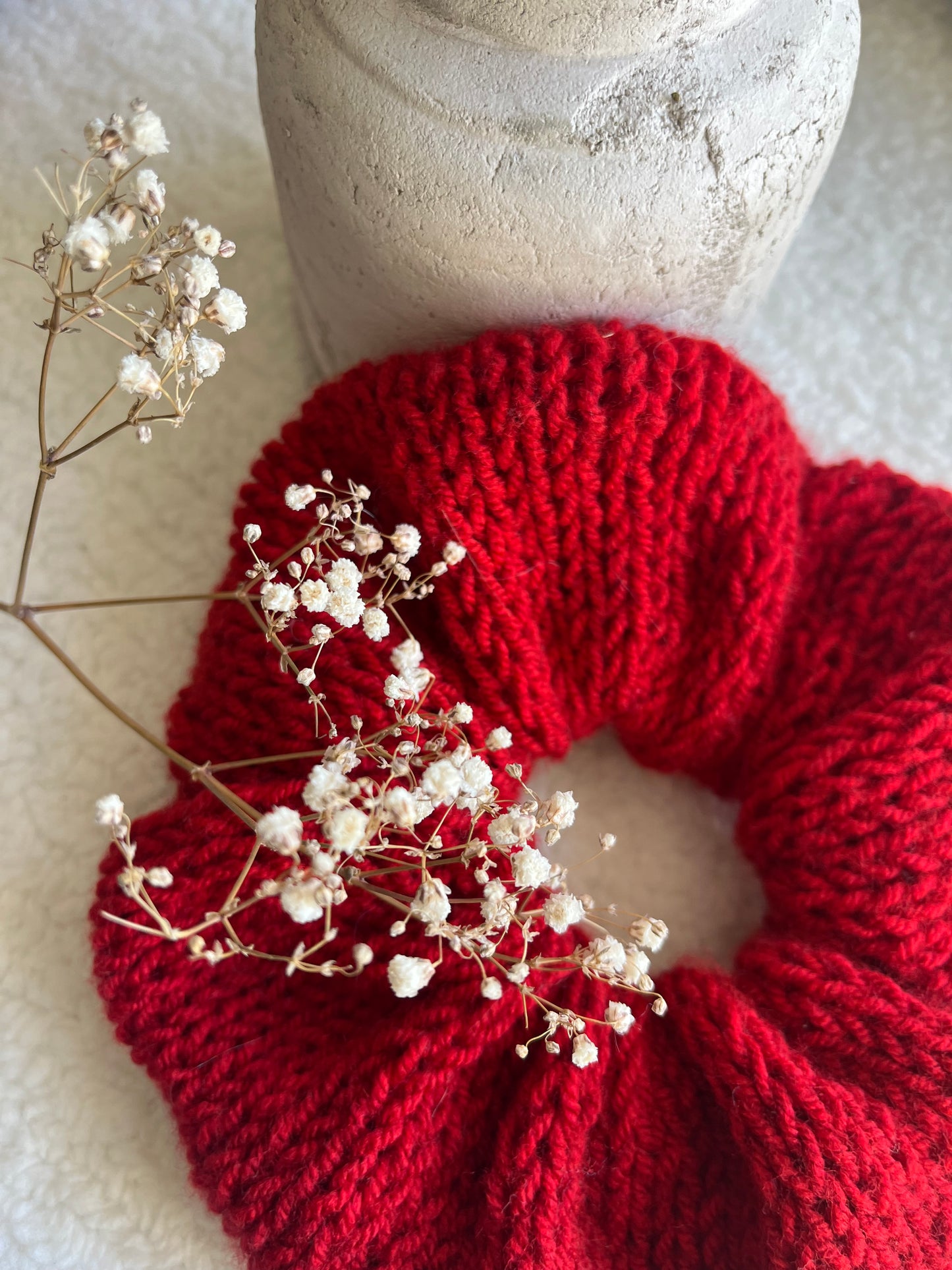 Chouchou ROUGE PASSION oversize