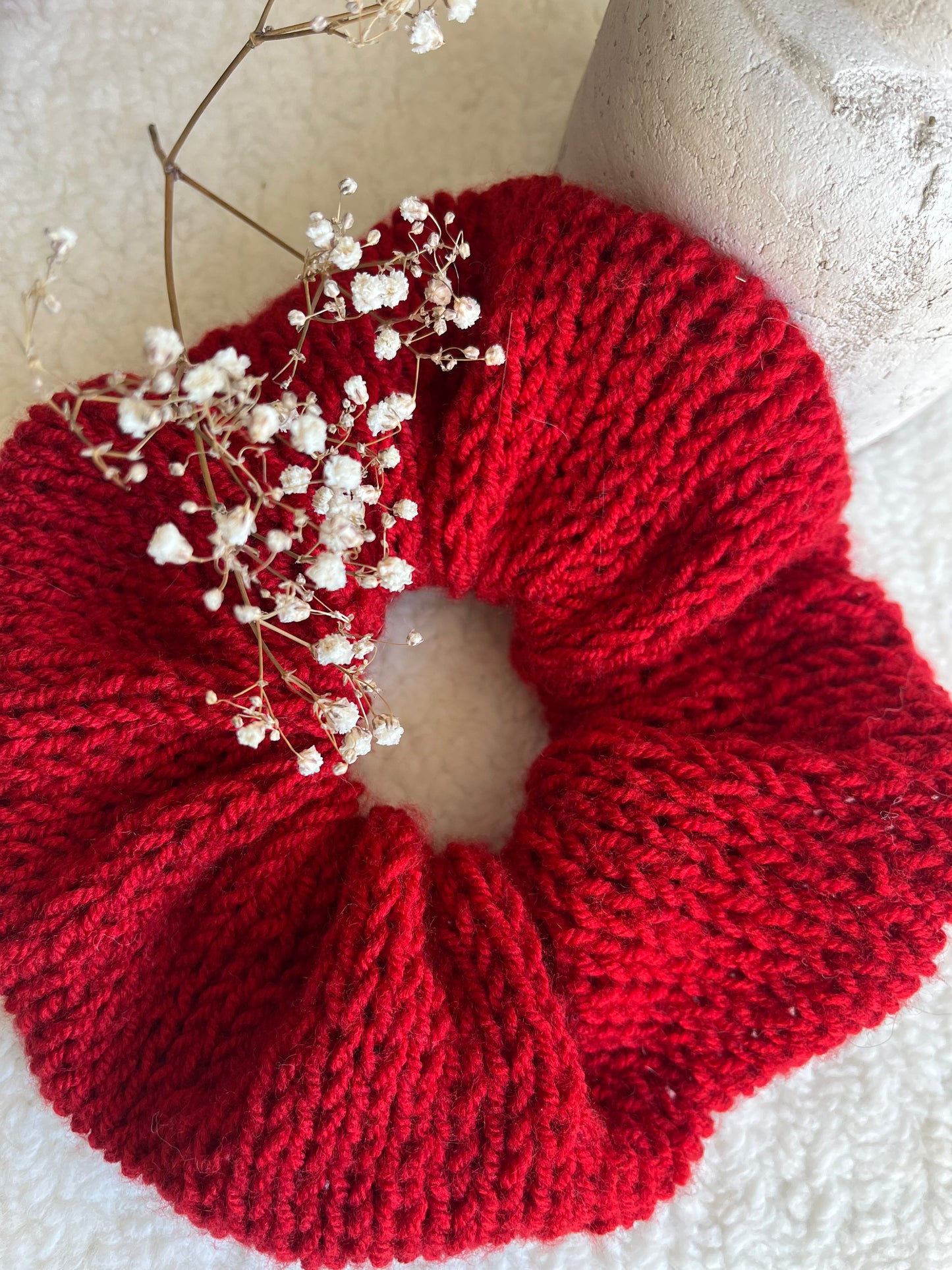 Chouchou ROUGE PASSION oversize