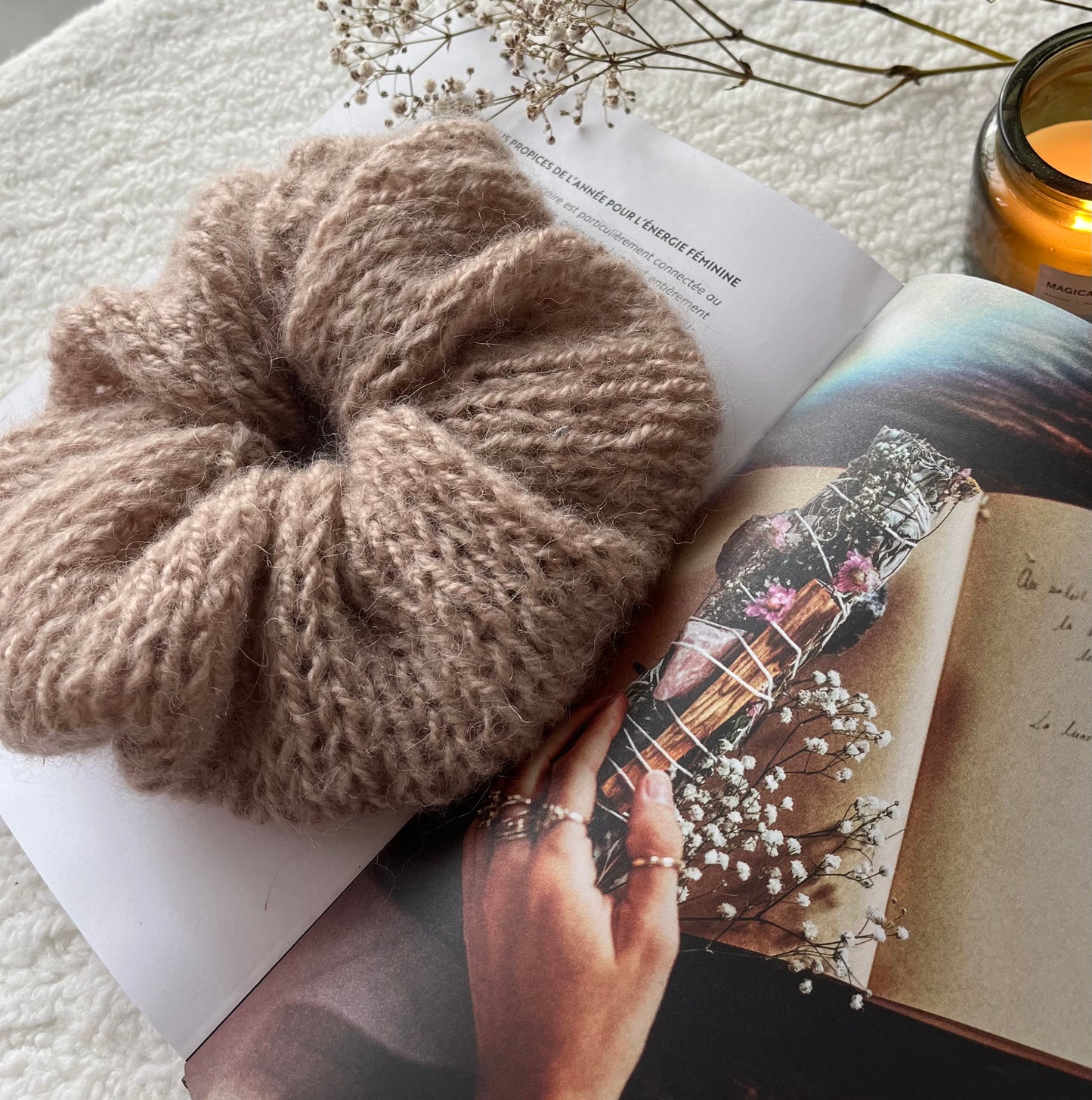 Chouchou MOKA mohair oversize