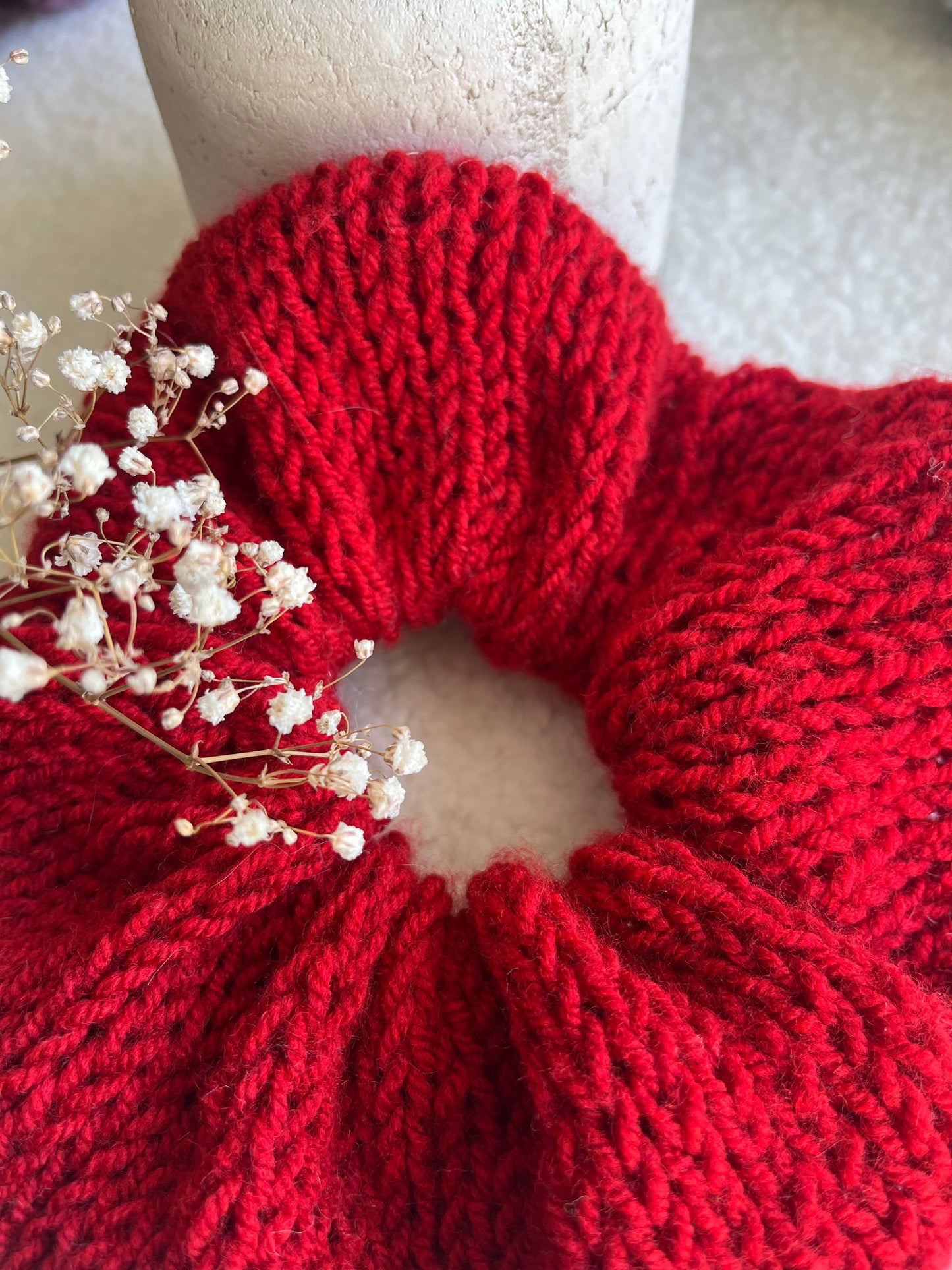 Chouchou ROUGE PASSION oversize
