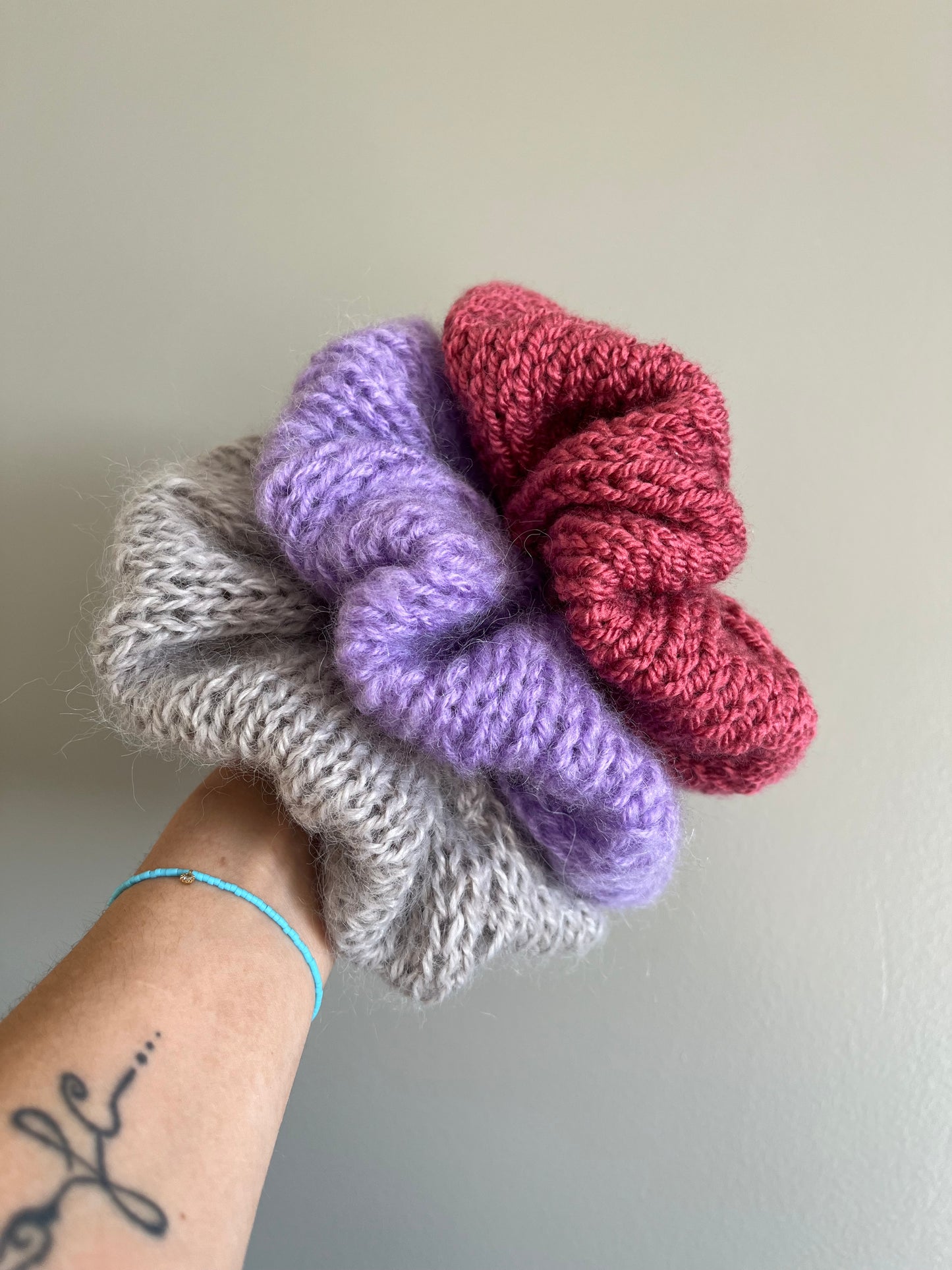 Chouchou VIOLET IRIS mohair oversize