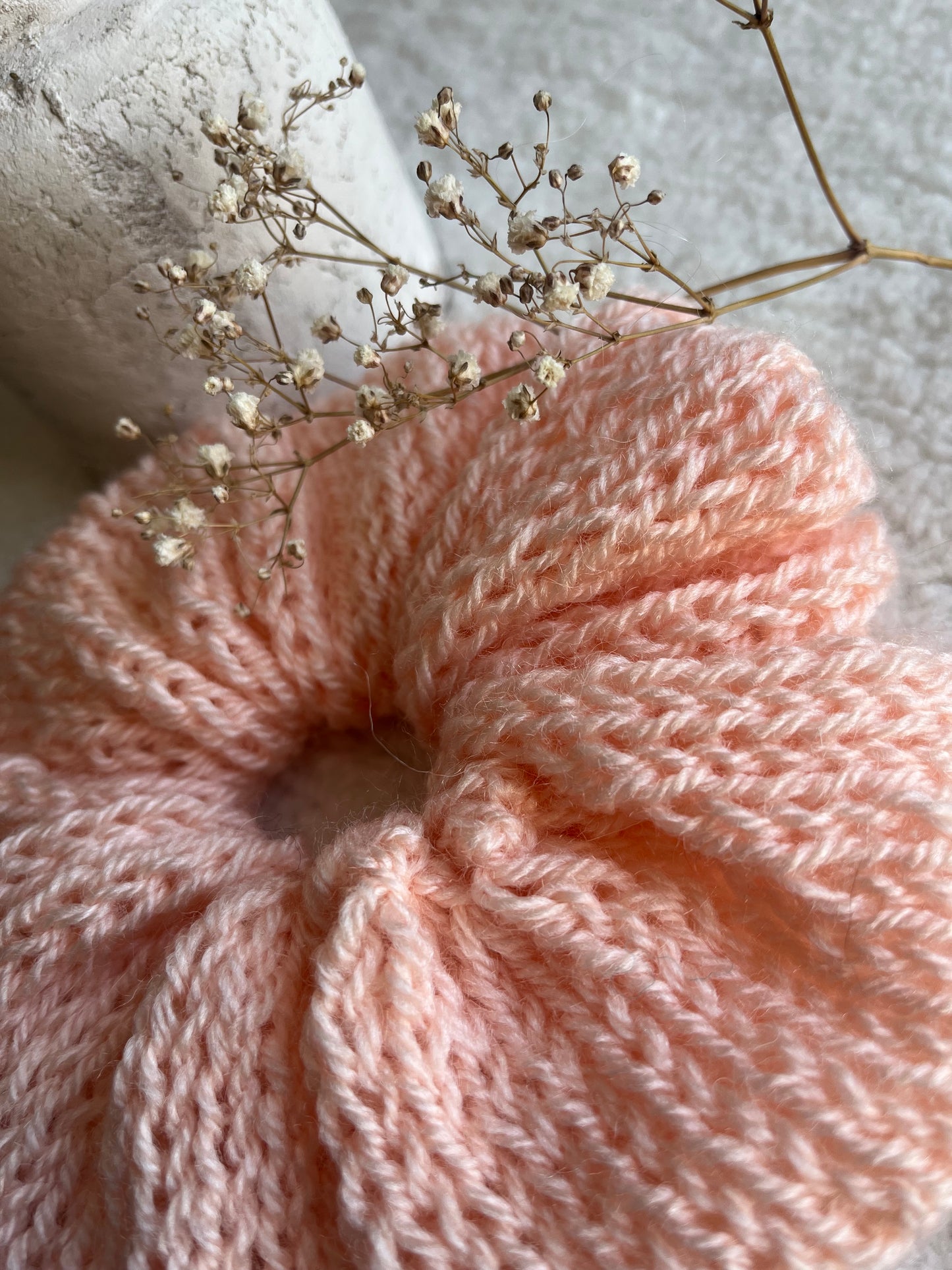 Chouchou ROSE PÊCHE oversize