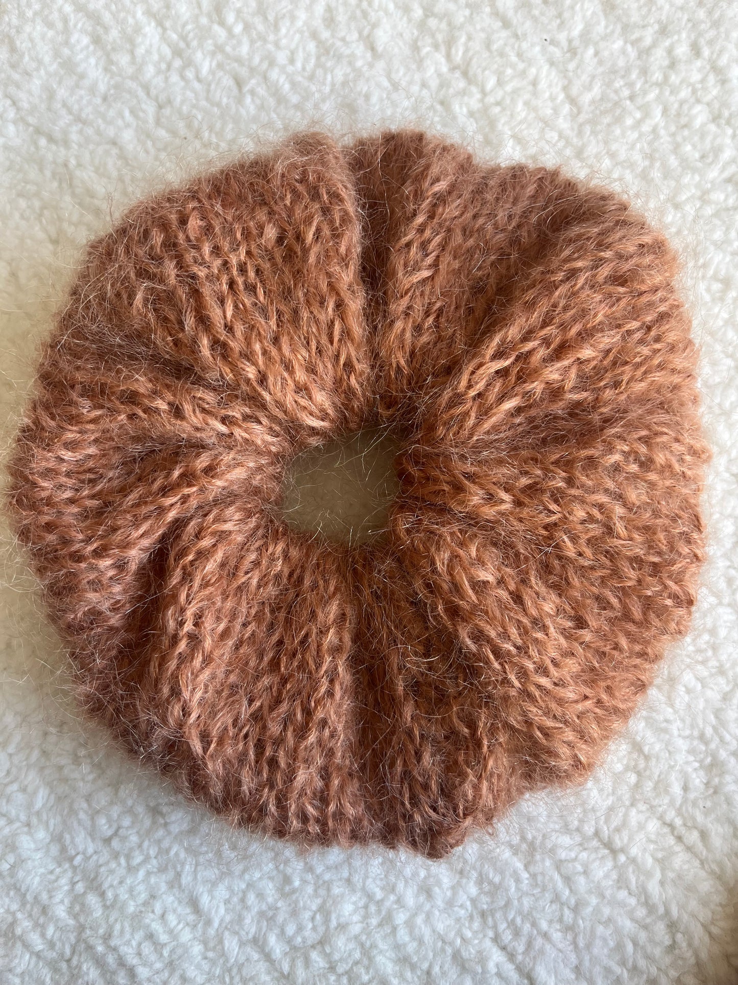 Chouchou BRONZE mohair oversize