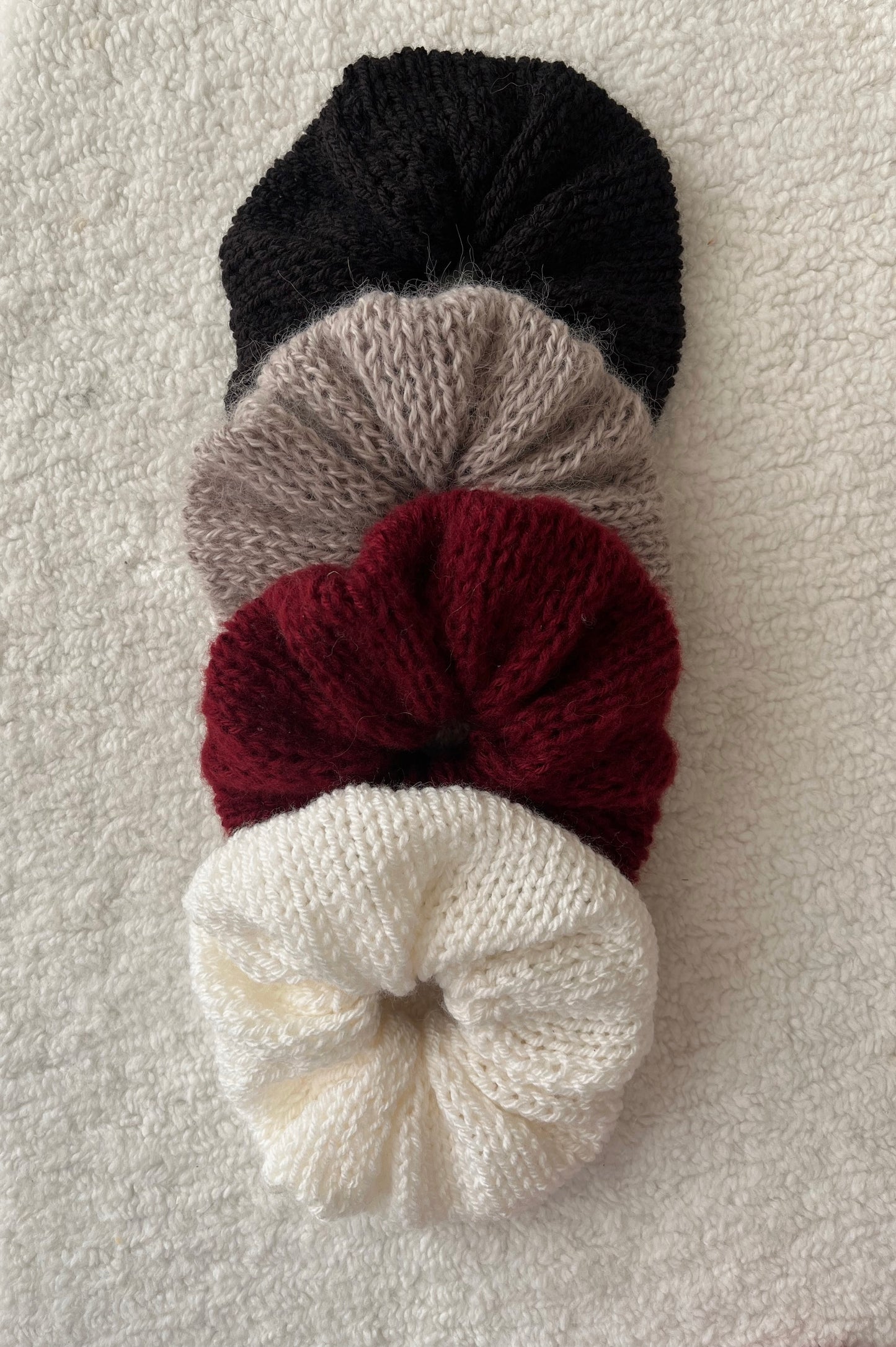 Chouchou BORDEAUX mohair oversize