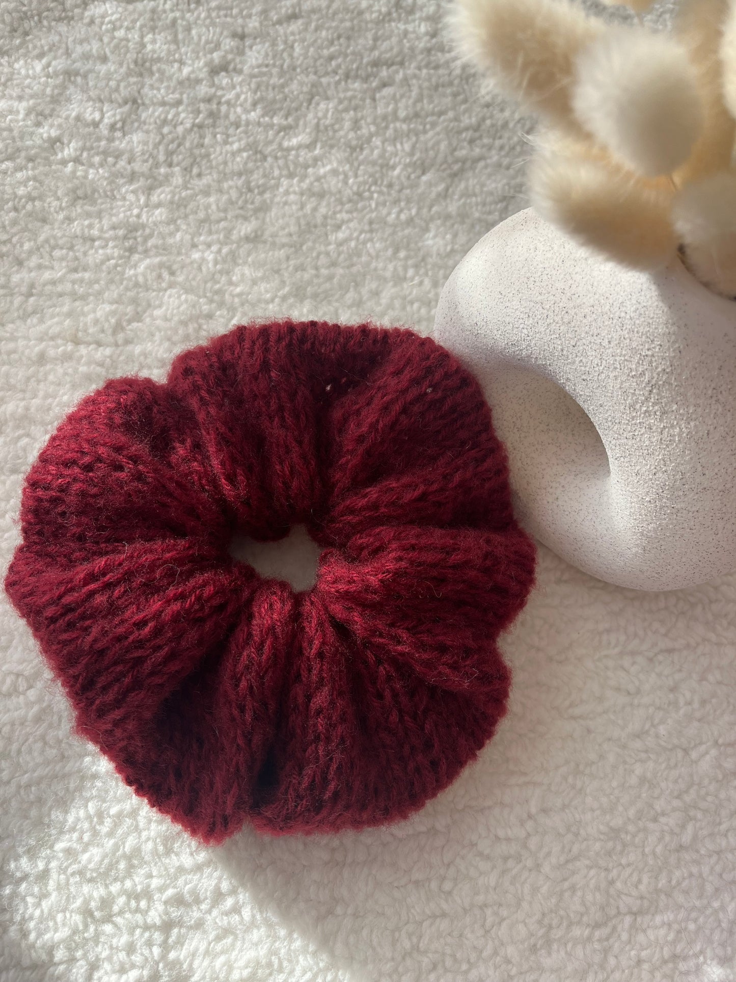 Chouchou BORDEAUX mohair oversize