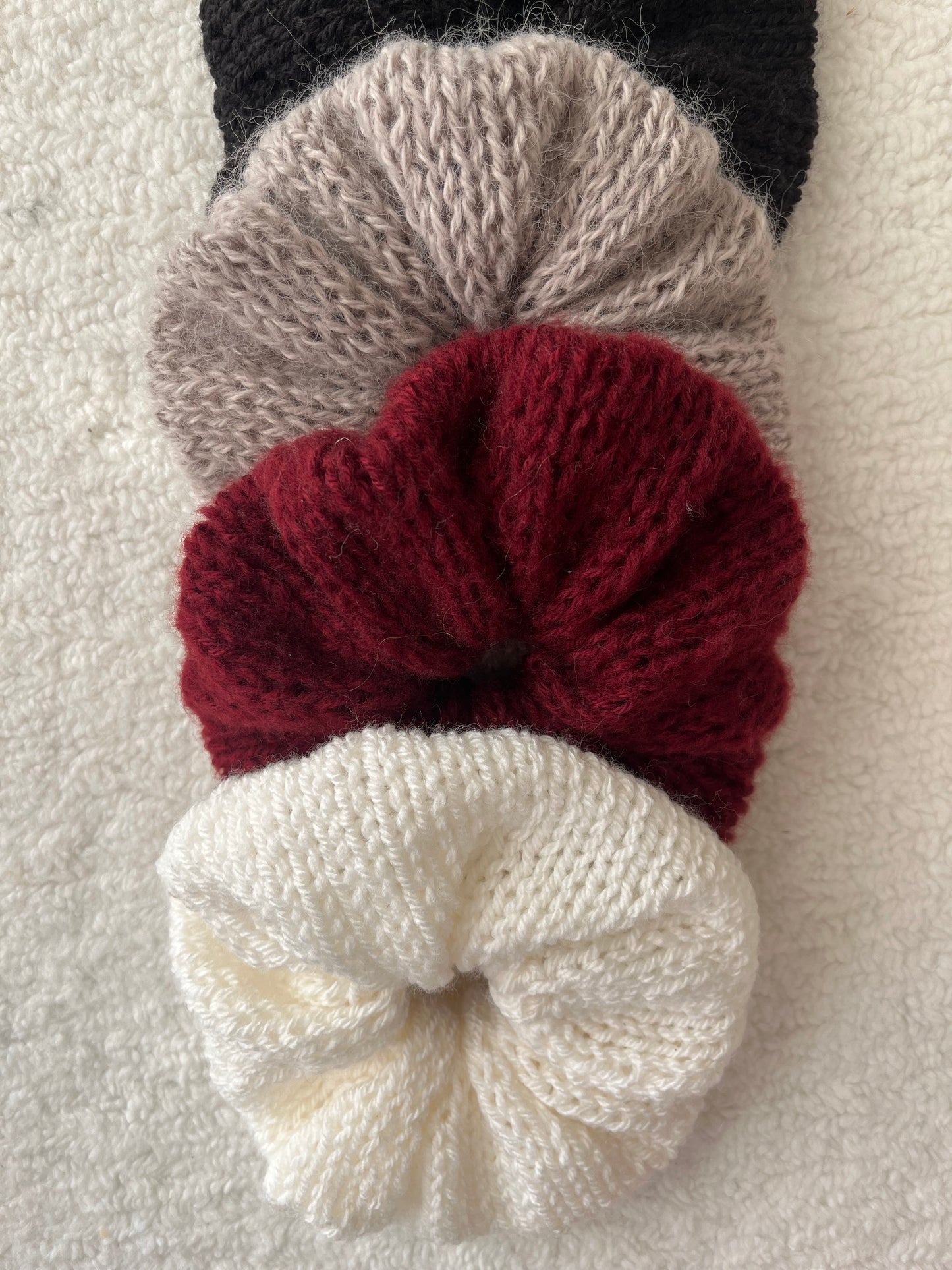 Chouchou BORDEAUX mohair oversize