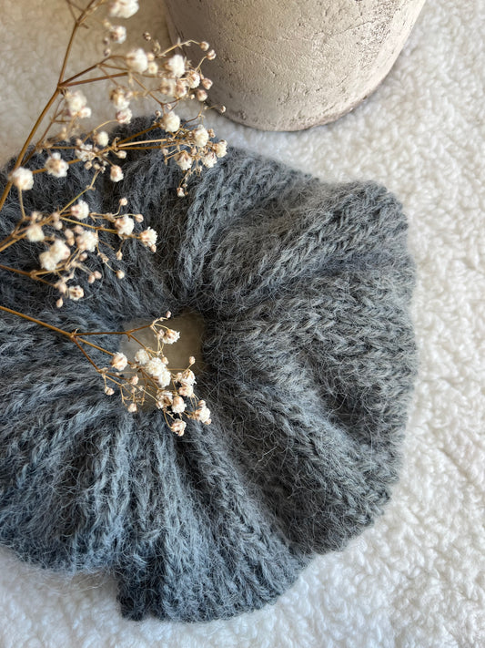 Chouchou GRIS MADRID mohair oversize