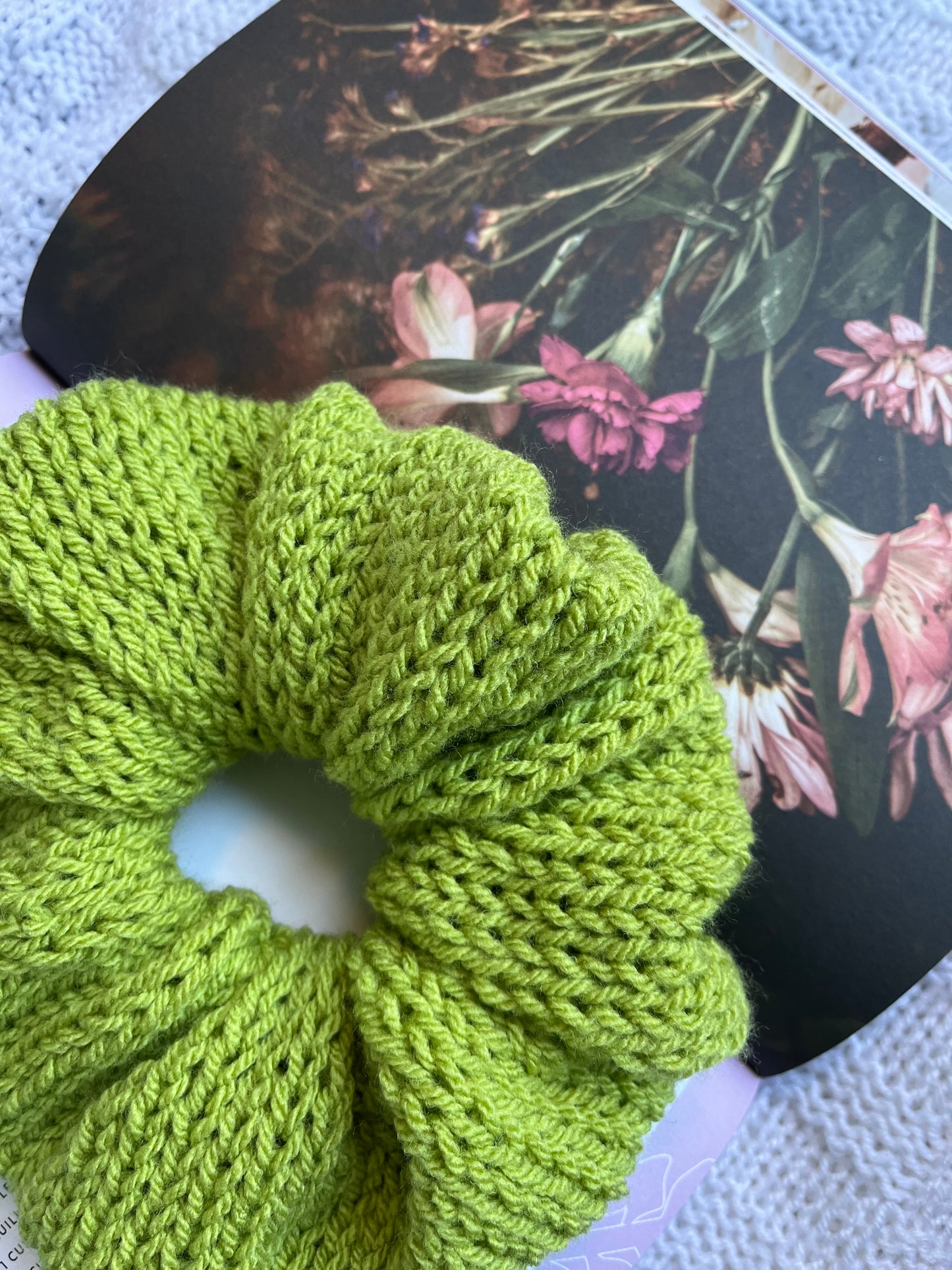 Chouchou VERT PISTACHE oversize