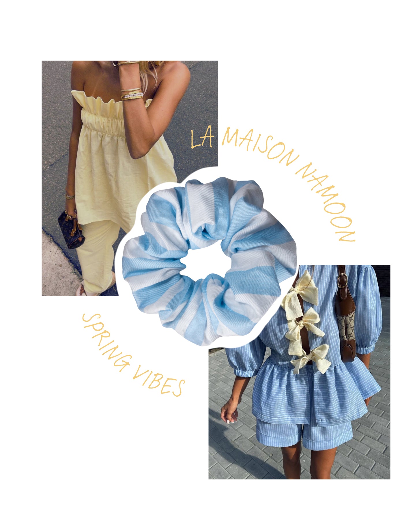 Chouchou BLEU RAYURES