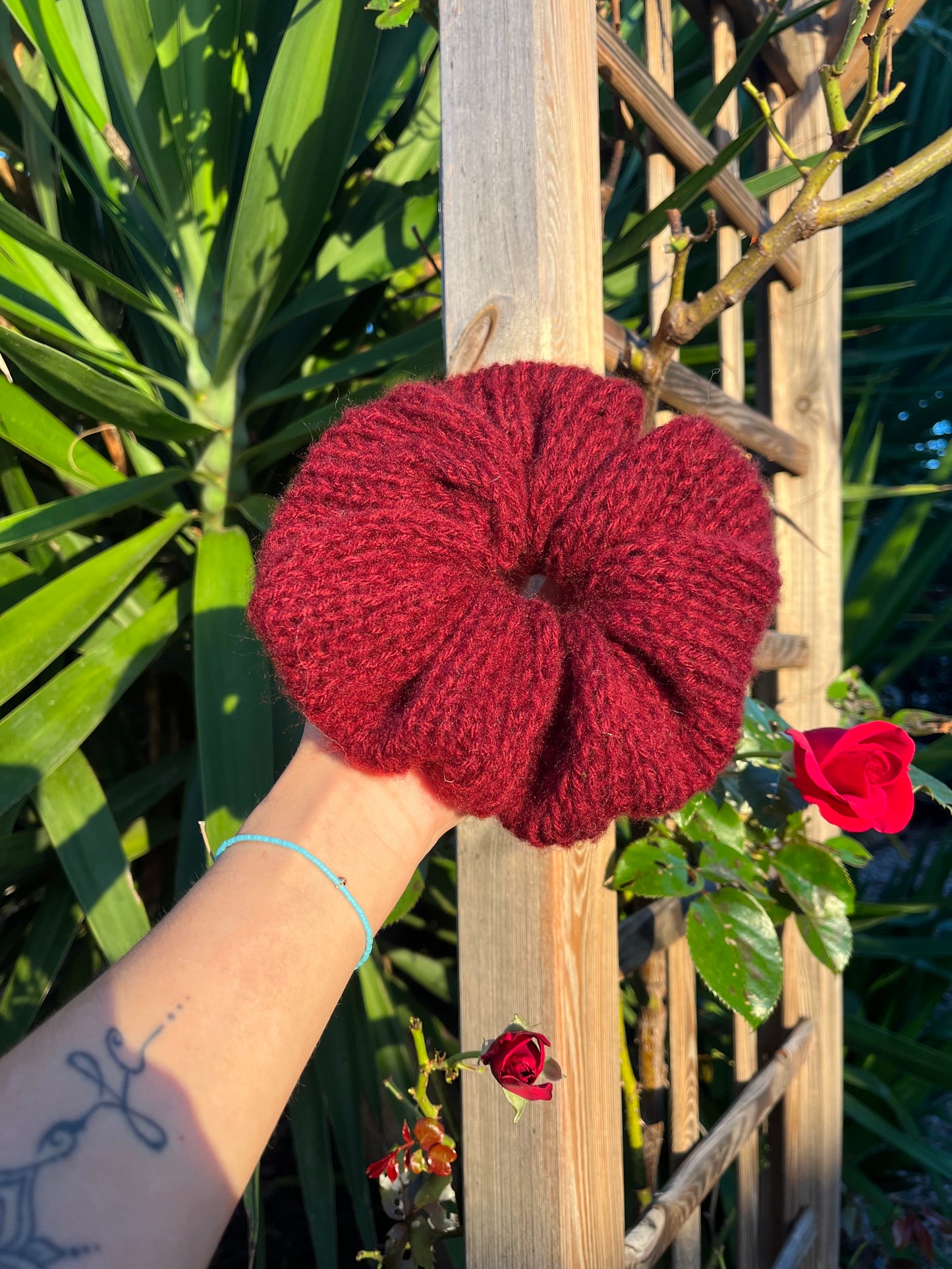 Chouchou BORDEAUX mohair oversize