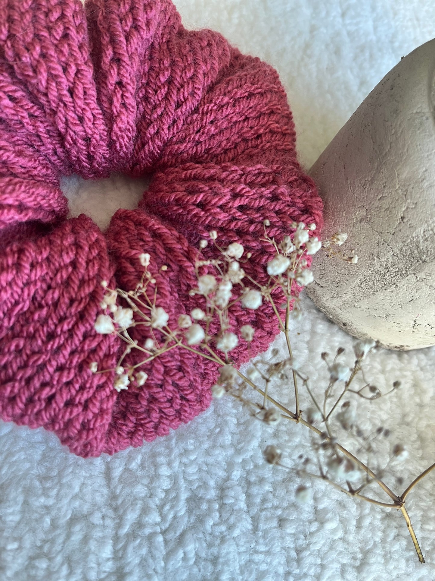 Chouchou BOIS DE ROSE oversize