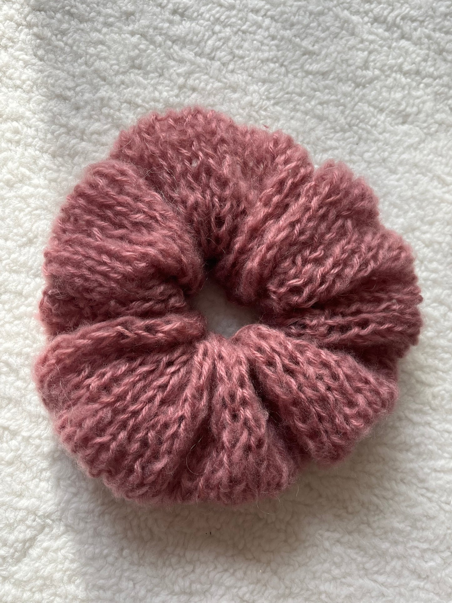 Chouchou ROSE INDIEN mohair oversize