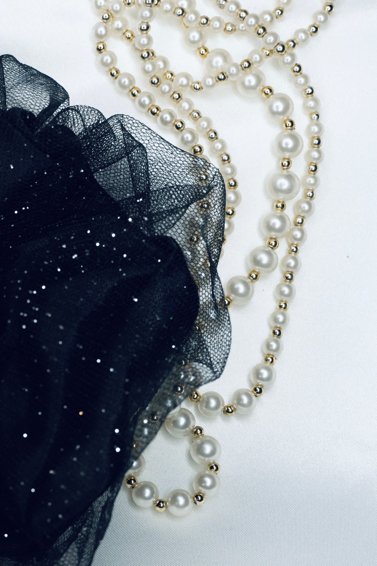Chouchou PAILLETTES NOIR