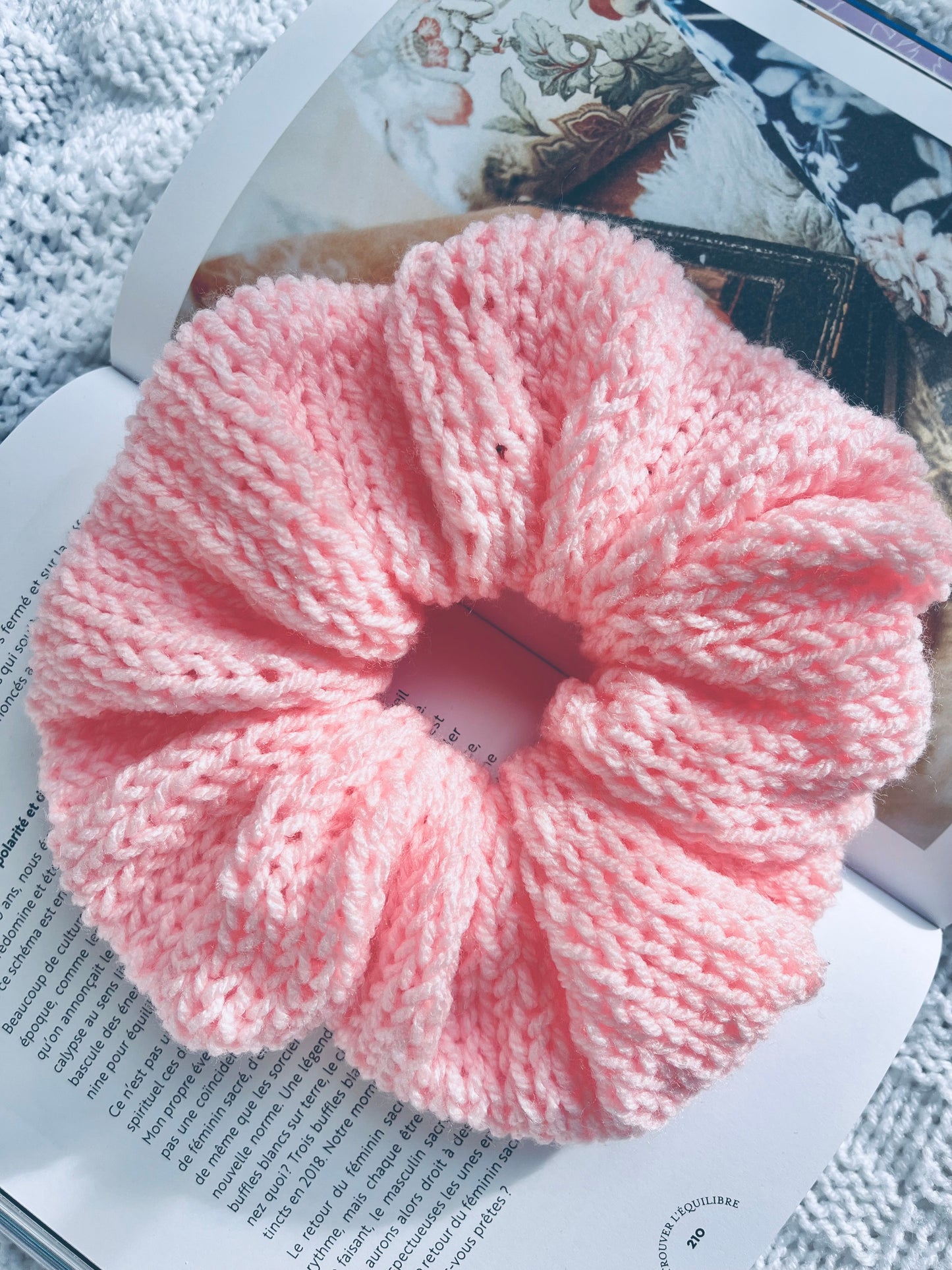 Chouchou ROSE BÉBÉ oversize