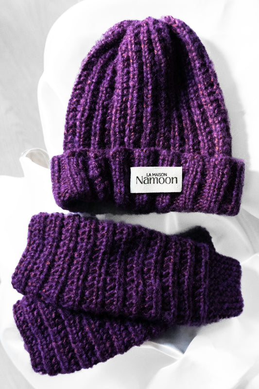 Bonnet + Mitaines PRUNE
